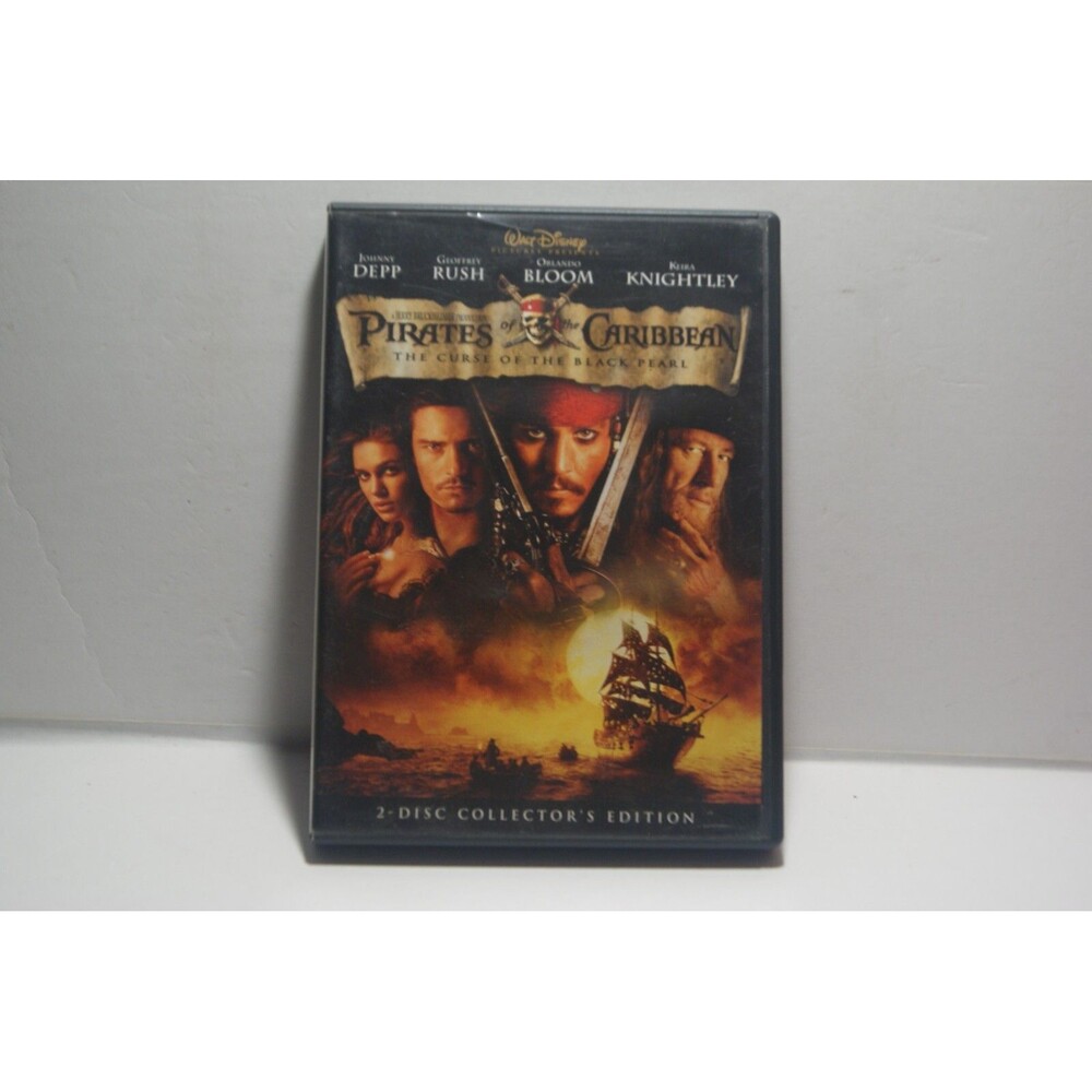 Pirates of the Caribbean: The Curse of the Black Pearl DVD 2 Disc Set 2003